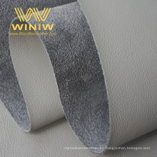Tela de cuero sintético vegano ecológico de 1,2 mm de espesor estándar Universal de venta caliente Fasion para material de asiento de autobús